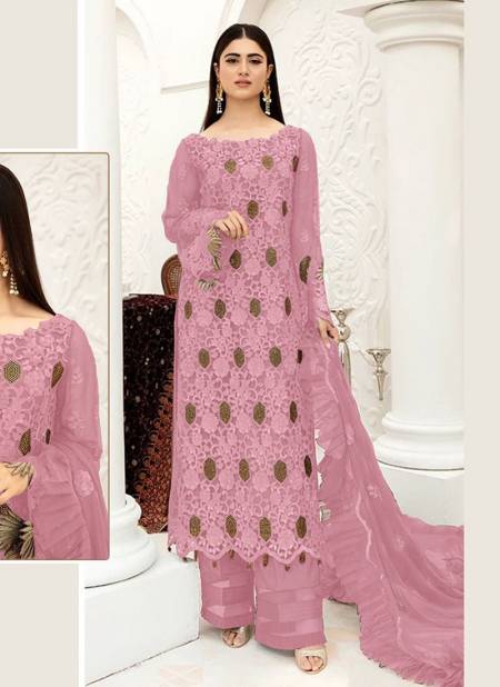 Pink Colour RAMSHA 510 NX Fancy Festive Wear Designer Pakistani Salwar Suit Collection R-510-D
